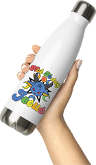 Produktbild von Thermosflasche von Hand gehalten Not Today Jesus Witzig Kawaii Baphomet Satan Teufel Einhorn