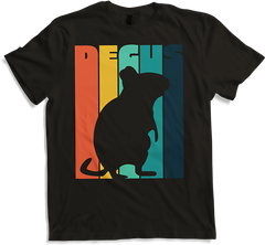 Produktbild von T-Shirt Octodon Degus Spruch Vintage Silhouette Retro Degu