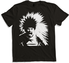 Produktbild von T-Shirt Schreiender Punkrocker mit mohican Anarchy Punk