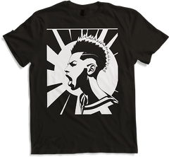 Produktbild von T-Shirt Schreiender Punkrocker mit mohican Anarchy Punk