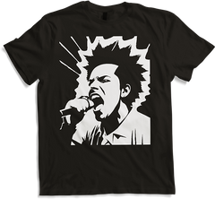 Produktbild von T-Shirt Schreiender Punkrocker mit mohican Anarchy Punk