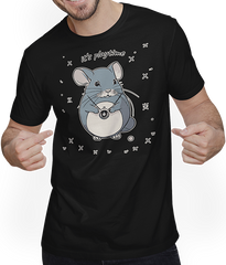 Produktbild von T-Shirt mit Mann Süße Chinchilla mit Uhr, lustiger Chinchilla-Spruch