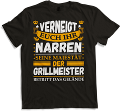 Produktbild von T-Shirt Verneigt Euch Majestät Grillmeister Grillen Männer Spruch