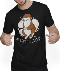 Be Kind To Otters Cute Animal Spruch Funny Otter
