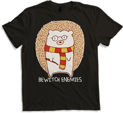 Produktbild von T-Shirt Bewitch Enemies Funny Magic Hedgehog Hexe Spruch Hexerei