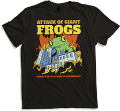 Attack of Giant Frogs Frosch Liebhaber Spruch Comic Frogzilla