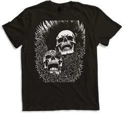 Anarchy Fan Totenkopf mit Mohawk Crazy Antisocial Punk