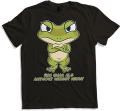 Antwort NEIN Frosch Genervte Teenager Freche Jungen Sprüche