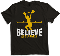 Believe in yourself Jerk Clean Women Workout Gewichtheben