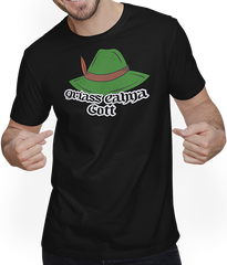 Produktbild von T-Shirt mit Mann griaß eahna Gott | Bayerische Begrüßung | Witziger Spruch