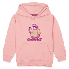 Faultier: Leben am Limit Kinder Premium Hoodie - Kristallrosa
