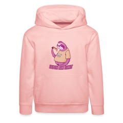 Faultier: Leben am Limit Kinder Premium Hoodie - Kristallrosa