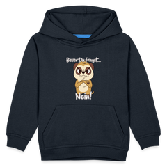 Erdmännchen: Bevor Du fragst Nein! Kinder Premium Hoodie - Navy