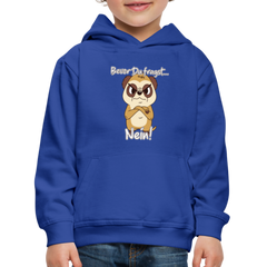 Erdmännchen: Bevor Du fragst Nein! Kinder Premium Hoodie - Royalblau