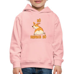 Corgi: Nö Einfach Nö Kinder Premium Hoodie - Kristallrosa