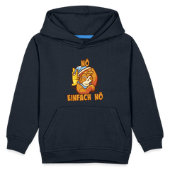 Faultier Nö einfach nö Kinder Premium Hoodie - Navy