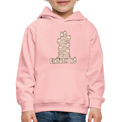 Faultier Faultierstapel Nö Einfach Nö Kinder Premium Hoodie - Kristallrosa
