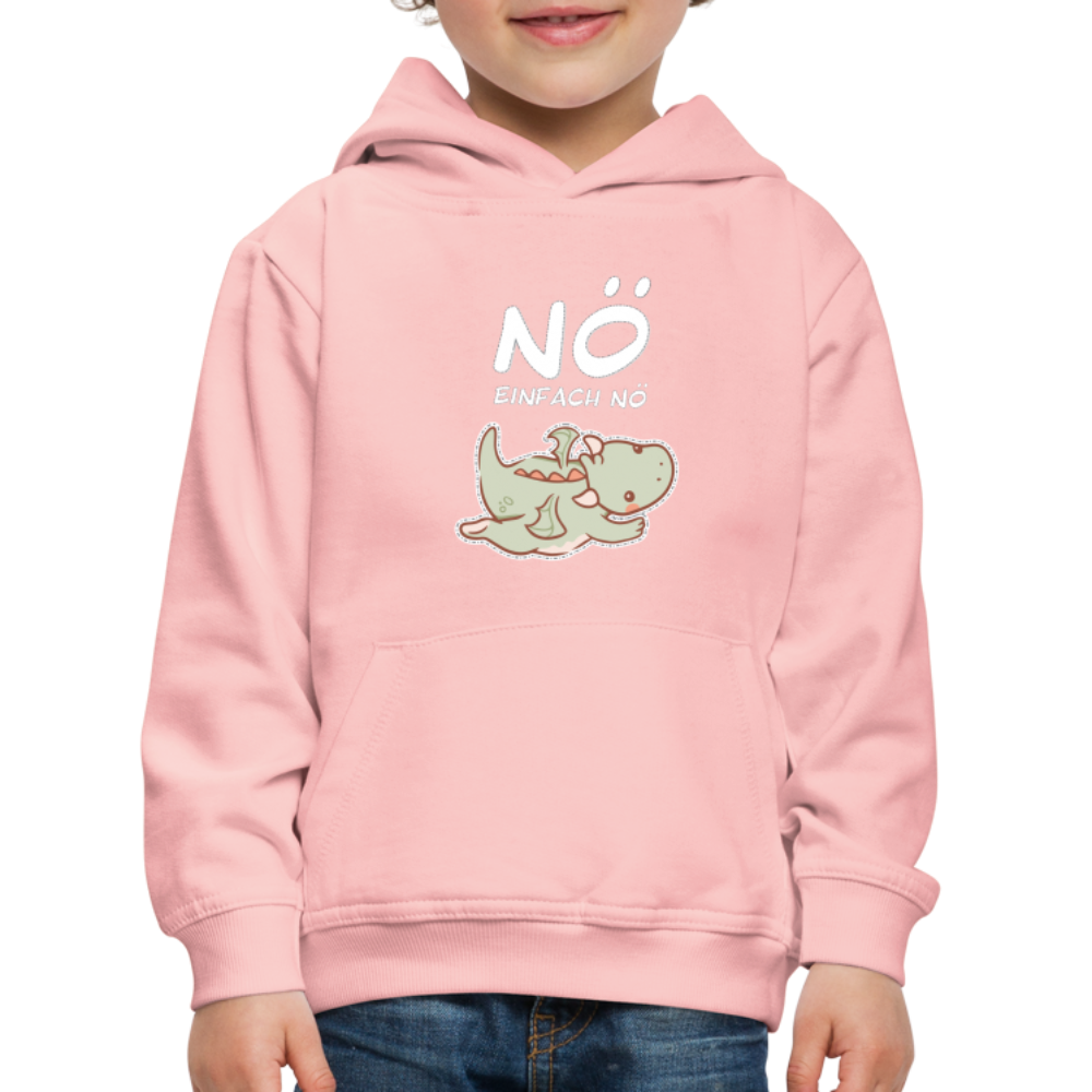 Drache Nö Einfach Nö Kinder Premium Hoodie - Kristallrosa