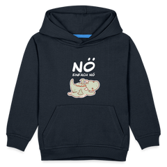 Drache Nö Einfach Nö Kinder Premium Hoodie - Navy