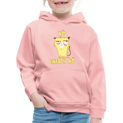 Katze Nö Einfach Nö Kinder Premium Hoodie - Kristallrosa