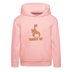 Corgi Popo: Nö Einfach Nö Kinder Premium Hoodie - Kristallrosa