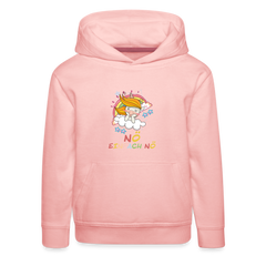 Träumendes Einhorn Nö Einfach Nö Kinder Premium Hoodie - Kristallrosa