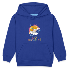 Träumendes Einhorn Nö Einfach Nö Kinder Premium Hoodie - Royalblau
