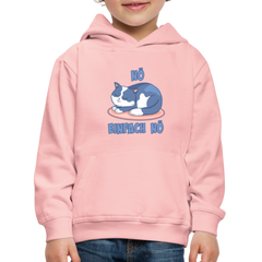 Schlafende Katze Nö Einfach Nö Kinder Premium Hoodie - Kristallrosa