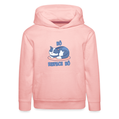 Schlafende Katze Nö Einfach Nö Kinder Premium Hoodie - Kristallrosa