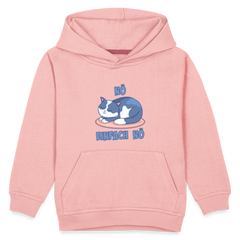 Schlafende Katze Nö Einfach Nö Kinder Premium Hoodie - Kristallrosa