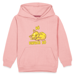 Schlafende Katze Nö Einfach Nö Kinder Premium Hoodie - Kristallrosa