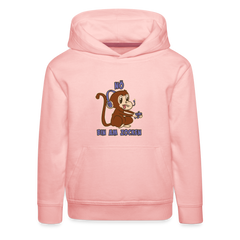 Affe Zocker Nö Einfach Nö Kinder Premium Hoodie - Kristallrosa