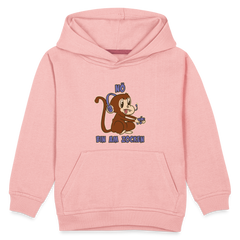 Affe Zocker Nö Einfach Nö Kinder Premium Hoodie - Kristallrosa