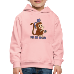 Affe Zocker Nö Einfach Nö Kinder Premium Hoodie - Kristallrosa