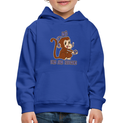 Affe Zocker Nö Einfach Nö Kinder Premium Hoodie - Royalblau