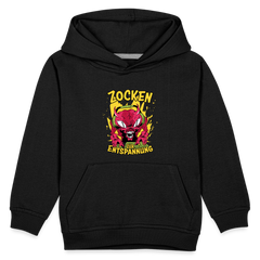 Monster Zocken zur Entspannung Kinder Premium Hoodie - Schwarz