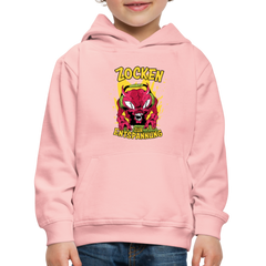 Monster Zocken zur Entspannung Kinder Premium Hoodie - Kristallrosa