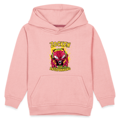 Monster Zocken zur Entspannung Kinder Premium Hoodie - Kristallrosa