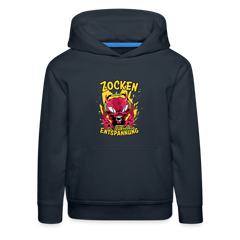 Monster Zocken zur Entspannung Kinder Premium Hoodie - Navy