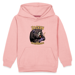 Braunbär Zocken zur Entspannung Kinder Premium Hoodie - Kristallrosa