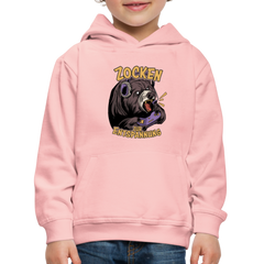 Braunbär Zocken zur Entspannung Kinder Premium Hoodie - Kristallrosa