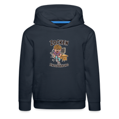 Junge Zocken zur Entspannung Kinder Premium Hoodie - Navy