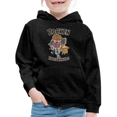 Junge Zocken zur Entspannung Kinder Premium Hoodie - Anthrazit