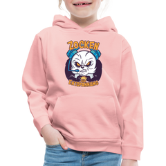 Panda Zocken zur Entspannung Kinder Premium Hoodie - Kristallrosa