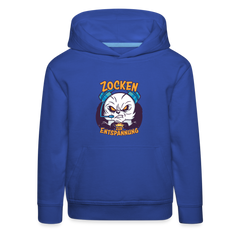 Panda Zocken zur Entspannung Kinder Premium Hoodie - Royalblau
