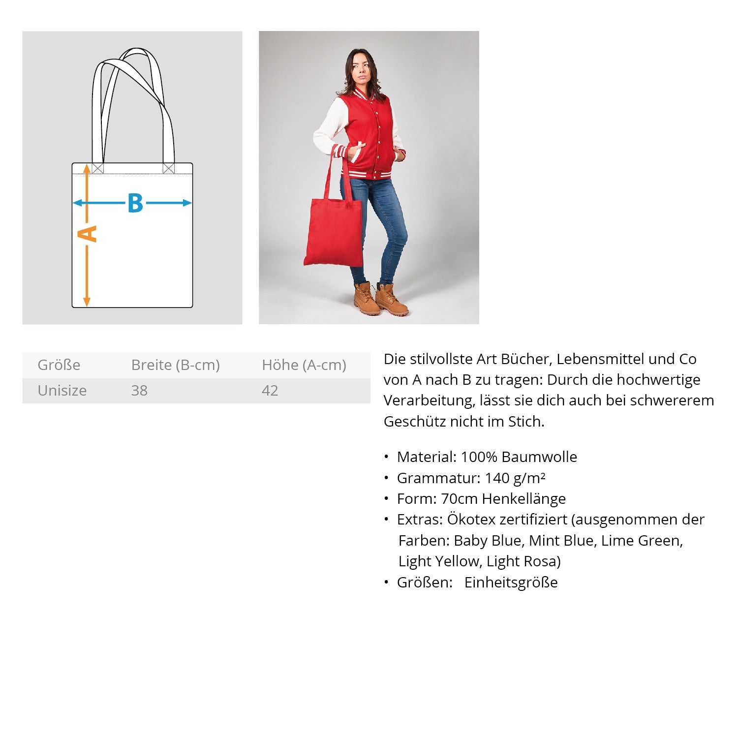 Zeigt gerbil owner gift retro vintage jutebeutel mit langen henkeln in Farbe