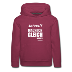 Lustiger Sprüche Kinder Hoodie mit süßem Tier für Mädchen und Jungs
