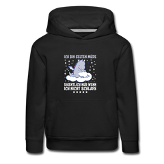 Selten Müde Schlafen Lustige Drache 1 Sprüche Sarkastischer Kinder Premium Hoodie