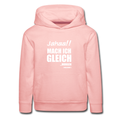 Lustiger Sprüche Kinder Hoodie mit süßem Tier für Mädchen und Jungs