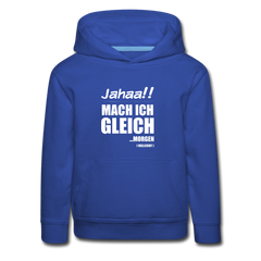 Lustiger Sprüche Kinder Hoodie mit süßem Tier für Mädchen und Jungs